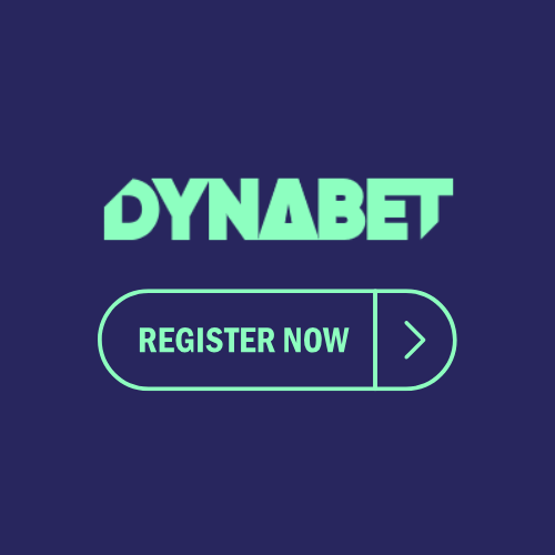 Dynabet registration button with 'Register Now' text.