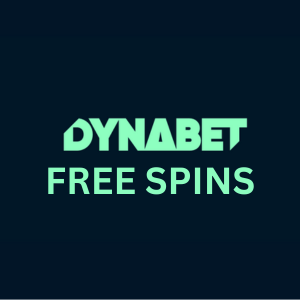Dynabet Free Spins logo and promotion.