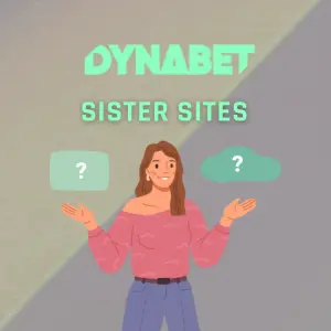 A woman comparing sister sites of Dynabet Casino